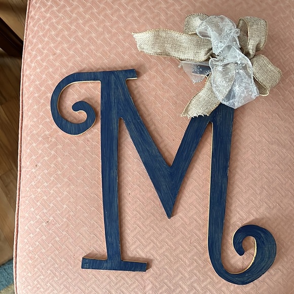 Large Decorative Letter “M” -Art Deco or Last Name Decoration - Picture 1 of 9